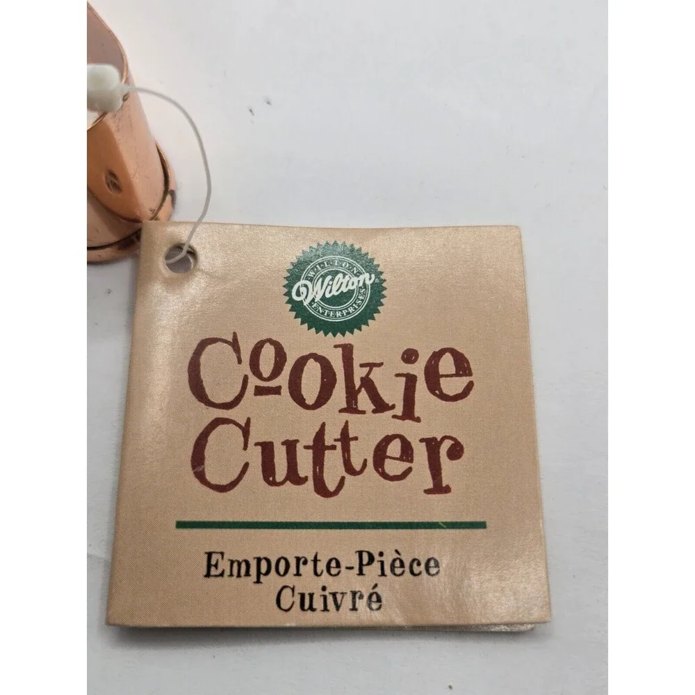 WILTON SOLID COPPER Candy Cane COOKIE CUTTER